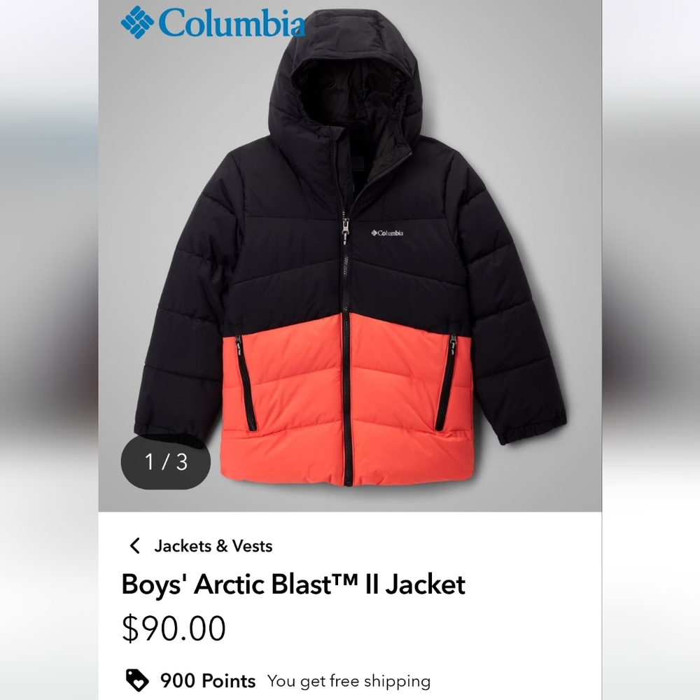 *Like New!* Columbia Boys' Arctic Blast™ II Jacket